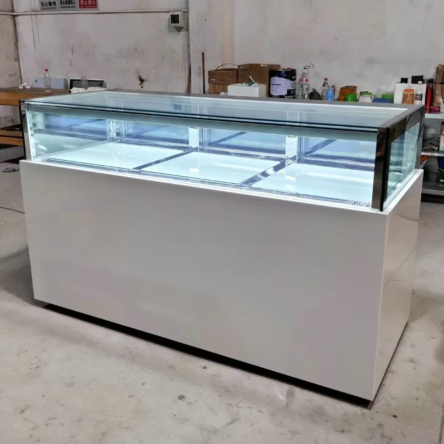 Cake Display Counter, Baker Showcase Fridge, Commercial Refrigerator Equipment