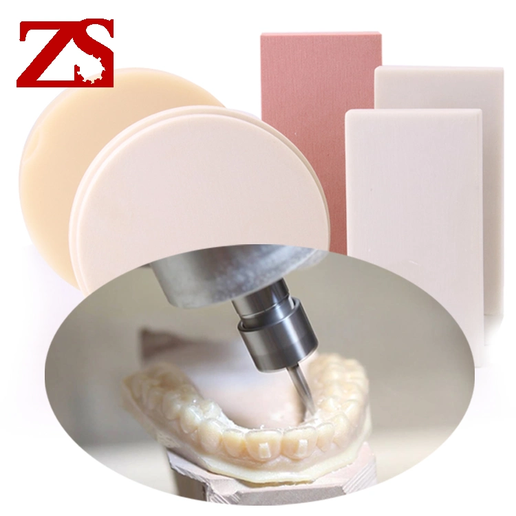 Zs-Tool Low Cost PU Dental Material CAD Cam Resinous PMMA Teeth Model