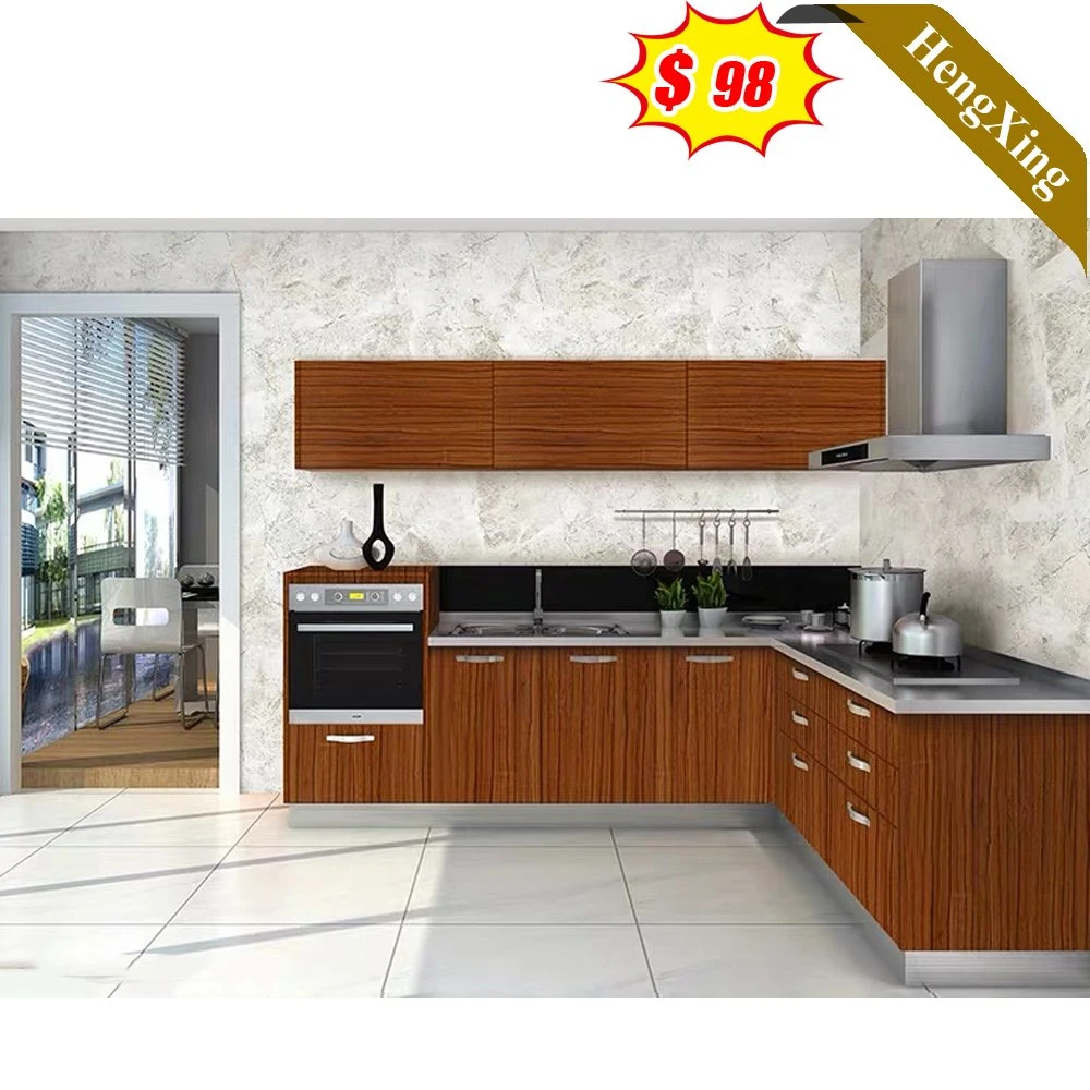 Nuevo diseño en madera MDF muebles modulares Comedor Cocina Cocina pared armario despensa APARADOR Aparador de Almacenamiento (UL-9NE1930)