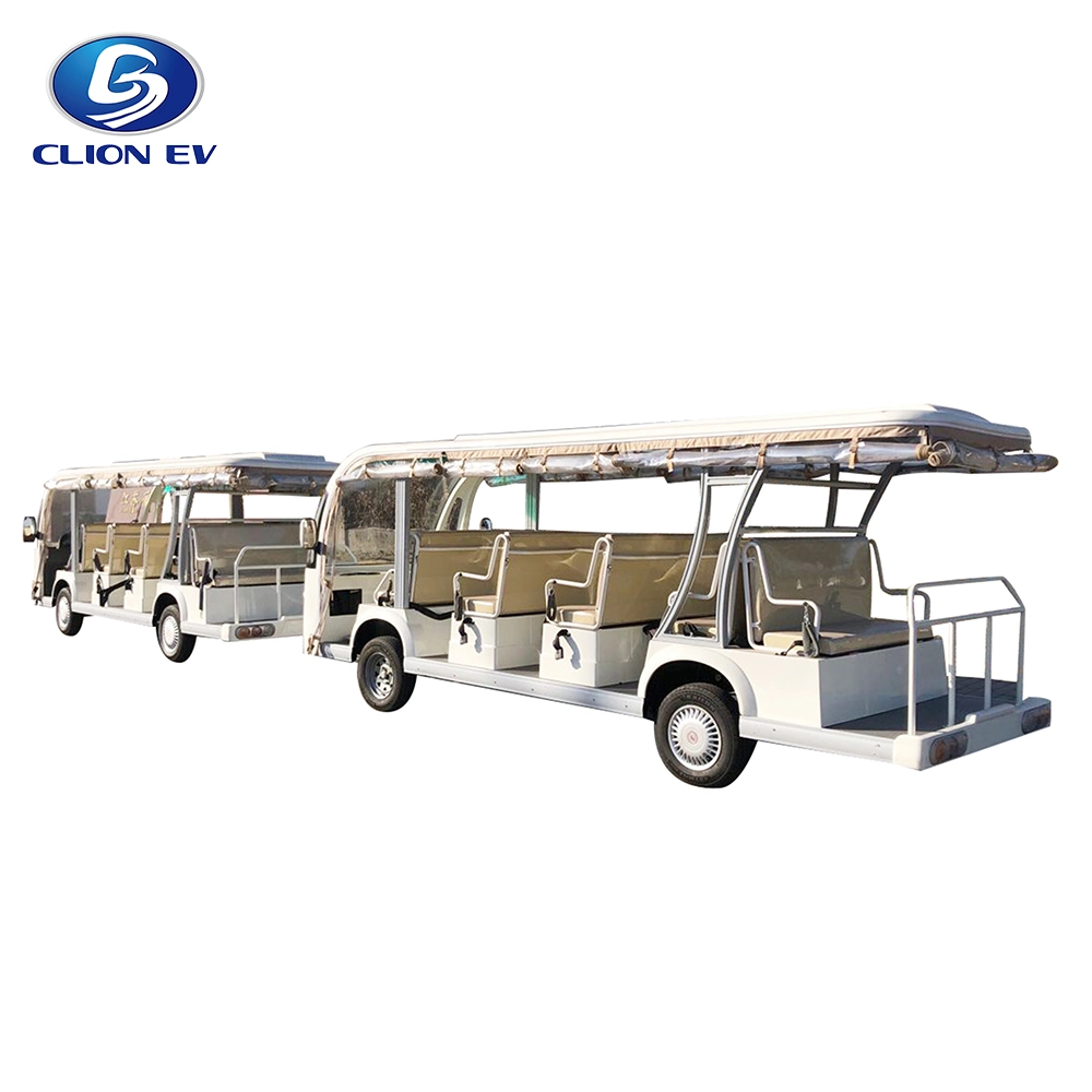 35km/H Low Speed Electric 28 Passenger Sightseeing Tourist Shuttle Bus