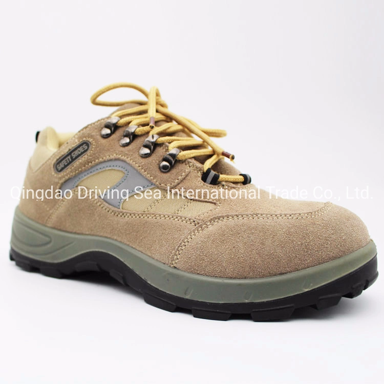 Suede Leather Steel Toe Plate Men's Work Safety Work Shoes