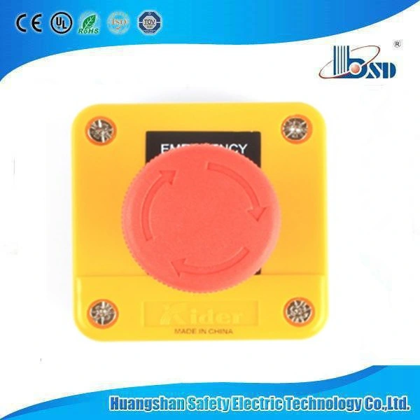 Red Mushroom Head Push Button Control Box