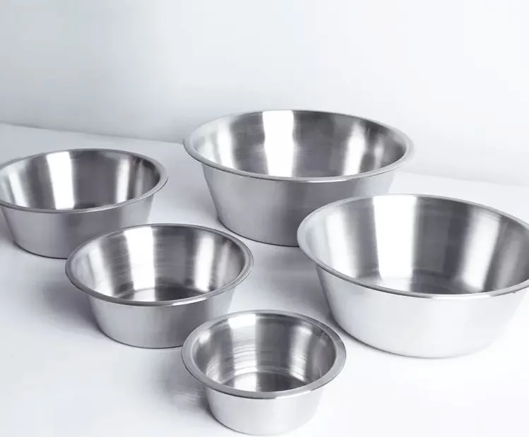 Aço inoxidável - Metal Dog Bowl Wholesale/Supplier Pet água de alimentos baratos e Prático