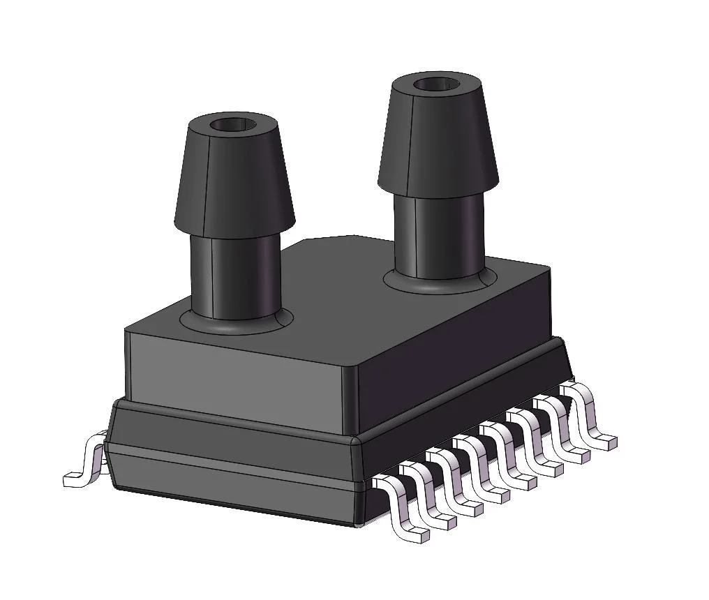 Capteur de pression différentielle à sortie numérique 24 bits pour des mesures précises.