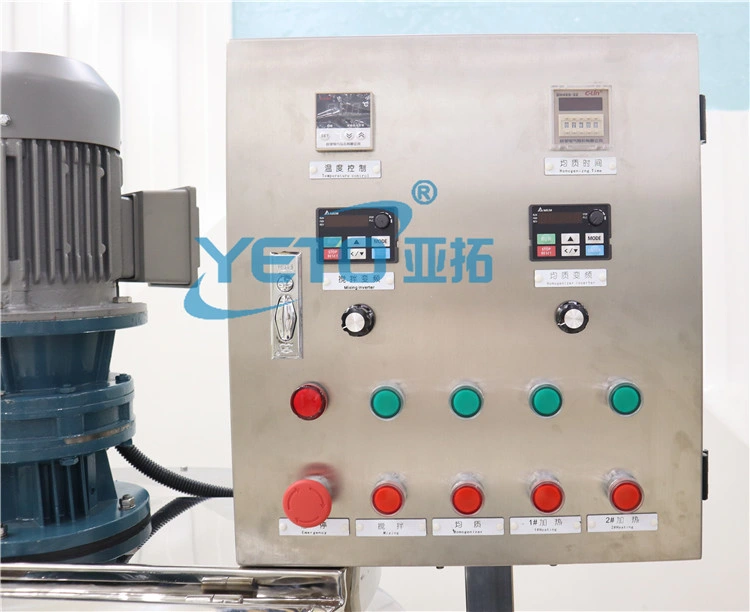 Yeto Cosmetic Making Equipment 50L Homogenizer Mixer Tank