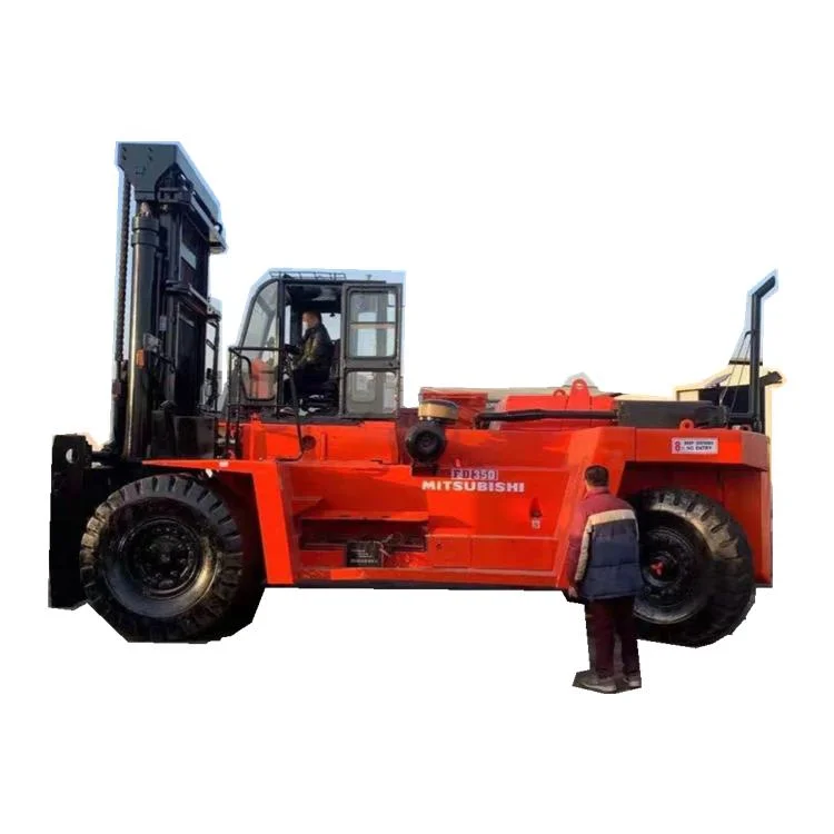 Used Mitsubishi Forklift 35 Tons Construction Machinery in Stock