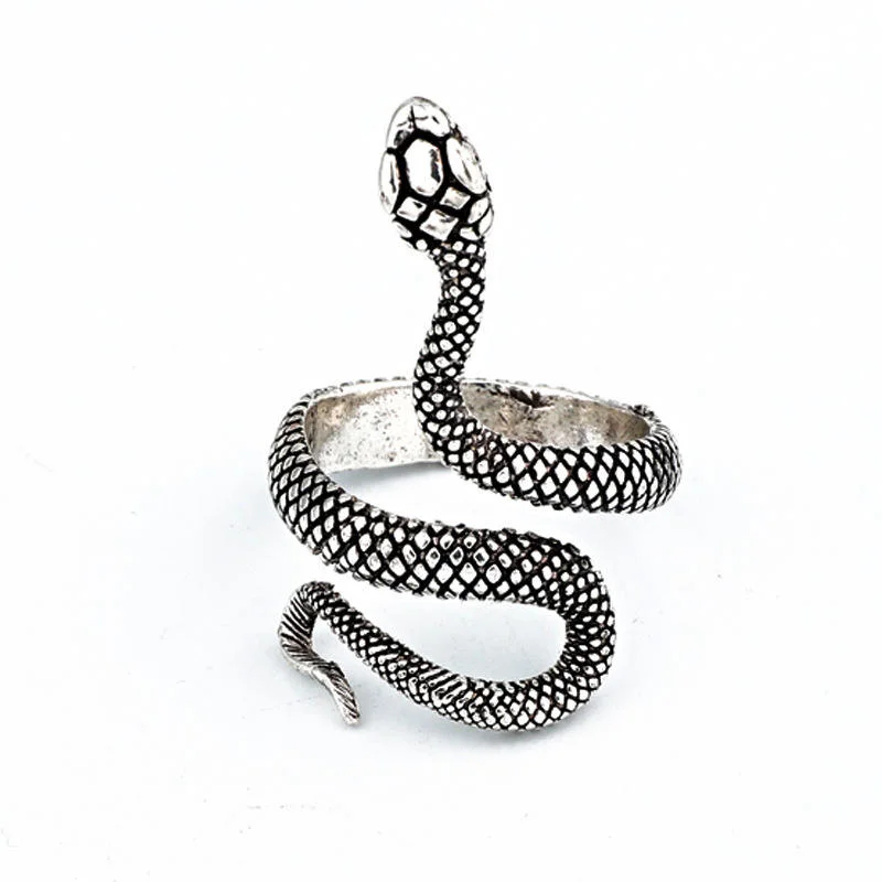Exclusivo Anillo de alta calidad de la serpiente de aleación de los hombres joyas para Mujeres Hombres