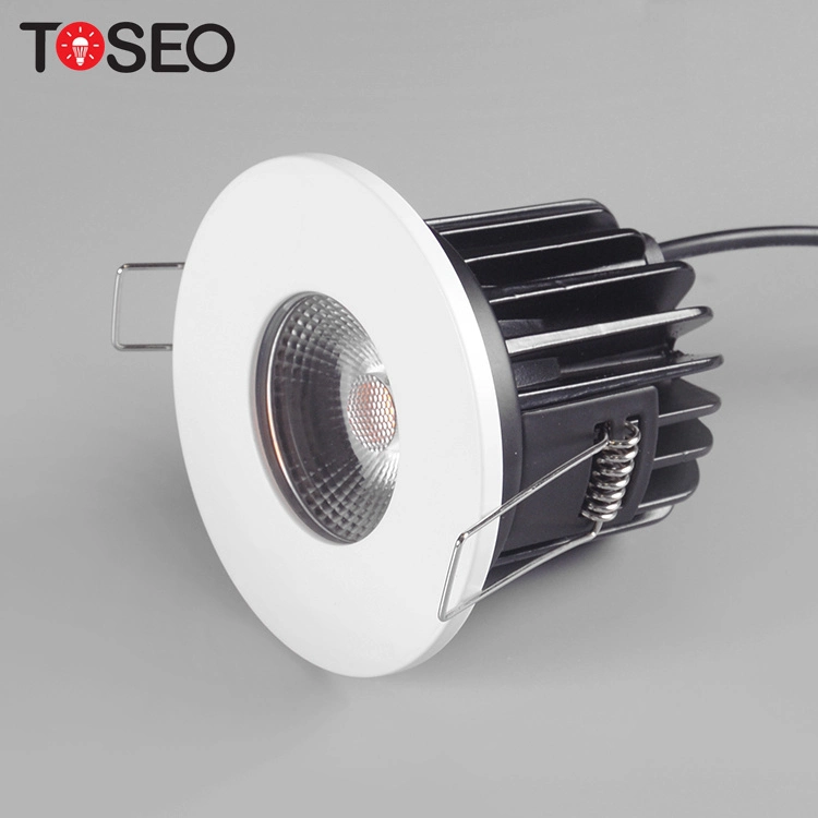 Wholesale/Supplier Fire Rated Black Aluminum COB 8-10.5W LED Downlights