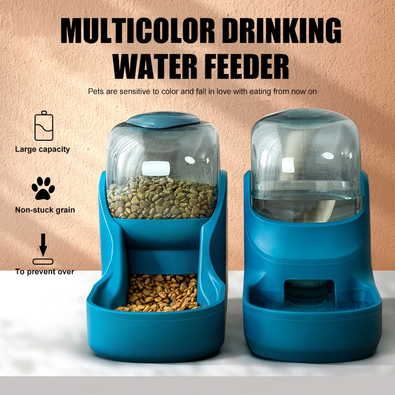 Hot Selling Large Capacity Automatic Water Fountain Pet Food Bowl