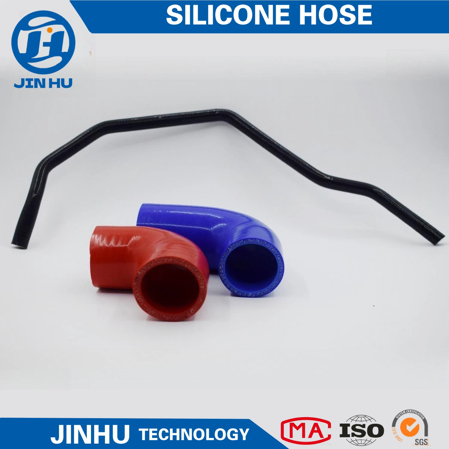 S Shape Silicone Hose Speed Reducer Rubber Hose Coupler Pipe Radiator Silicone Tube 7X13