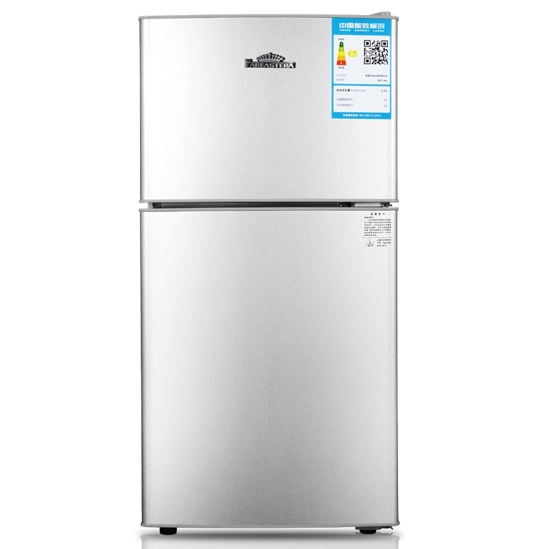 Fareast Compact Refrigerator, Dual Doors Fridge, 1.48 Cu. FT (or 42L)