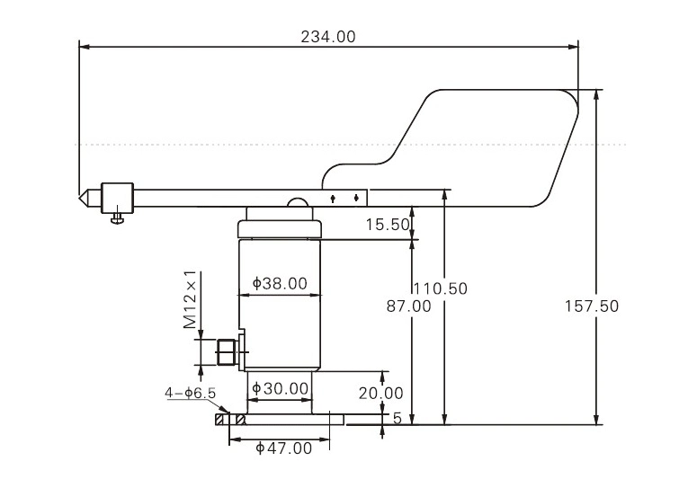 Hochpräzision FST200-202 Windrichtungssensor für Wetterflügel CE