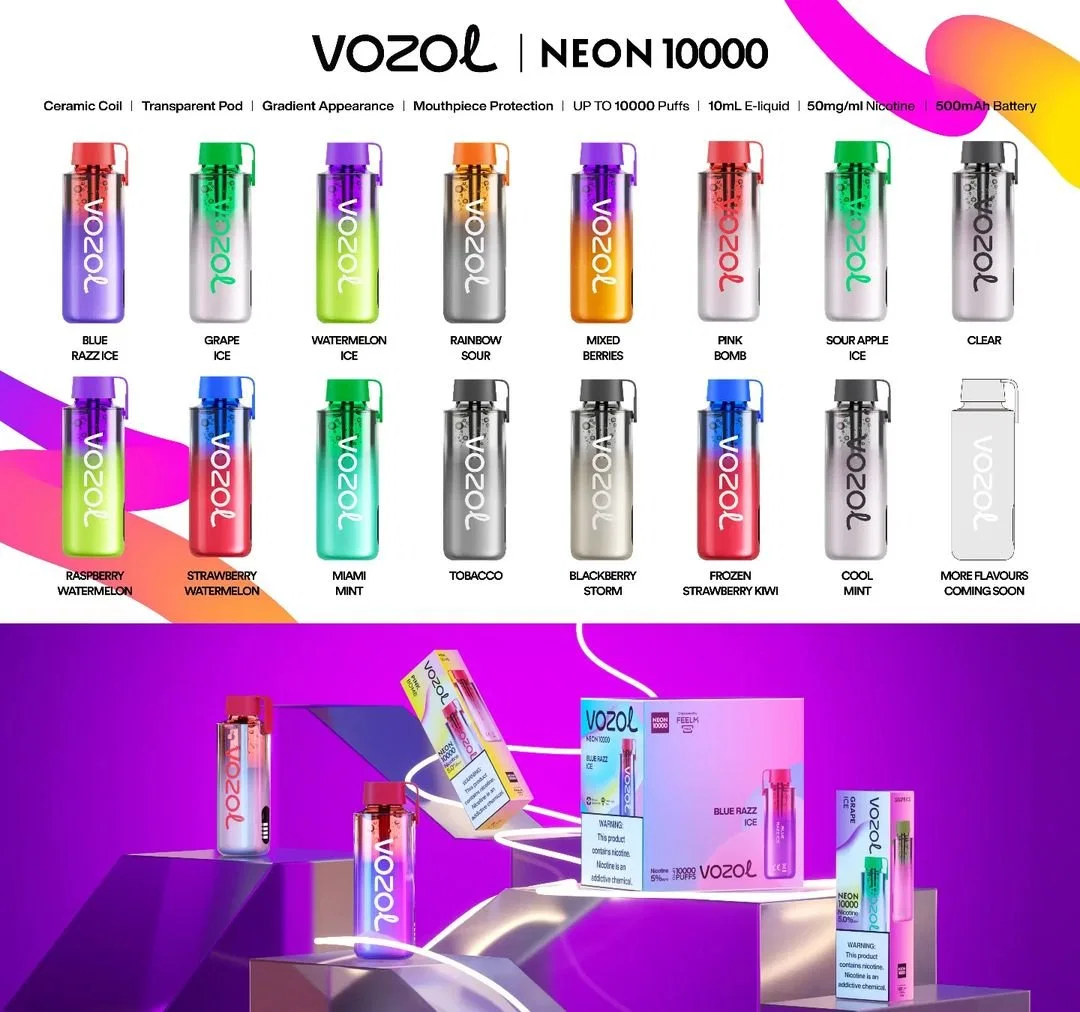 Neue Ankunft Vazol Star 6000 9000 12000 Puffs Neon 10000 Pod Gear S 4000 6000 Kit austauschbarer Hookah Pen Großhandel/Lieferant I Vape Einweg Vapor Alibaba Shopping ecig