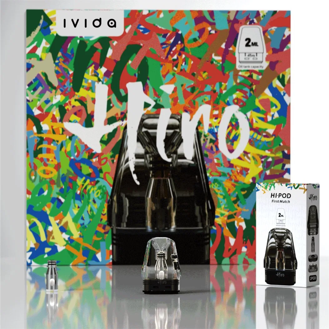 Vide Vape Ivida Hiro E-Vaporizer vide Pod, cartouche de stylo Vape sans E-Liquid