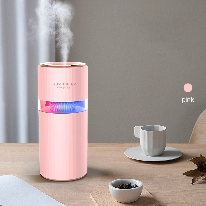 Desktop Mini Humidifier Ultrasonic Portable Mini Humidifier for Car Mini Humidifier with Light