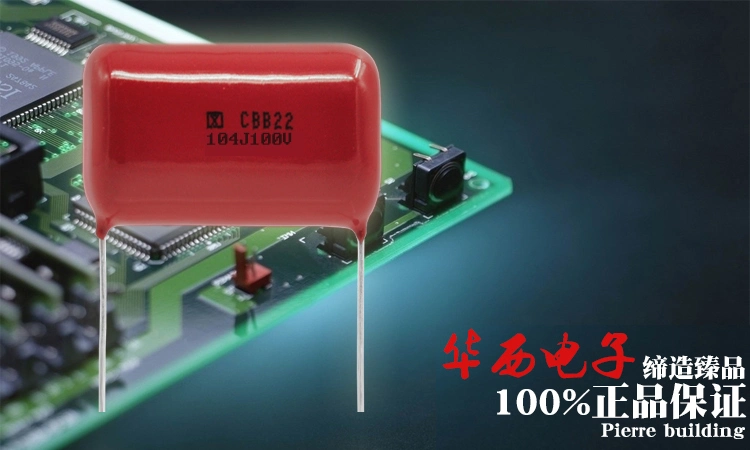 Cbb22 Metallized Polypropylene Film Capacitor 104j/630V/P10