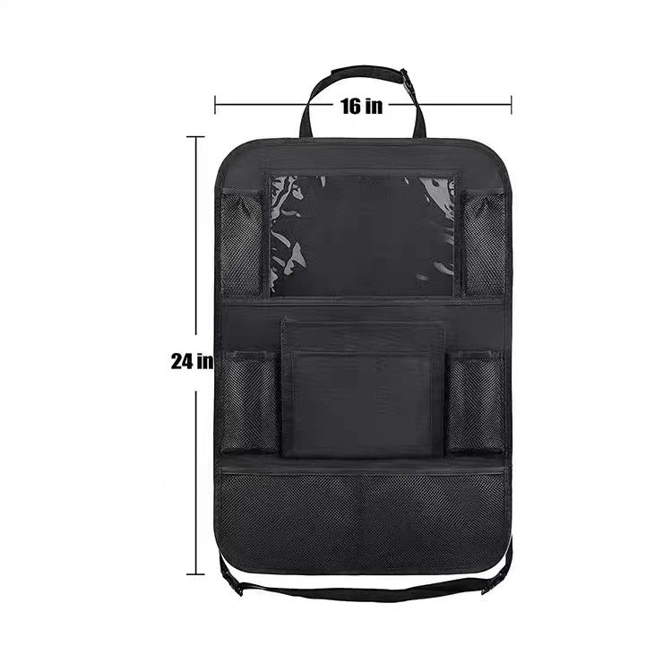 Alta qualidade de ecrã táctil Suporte Tablet Tecido Oxford Carro Backseat Organizer