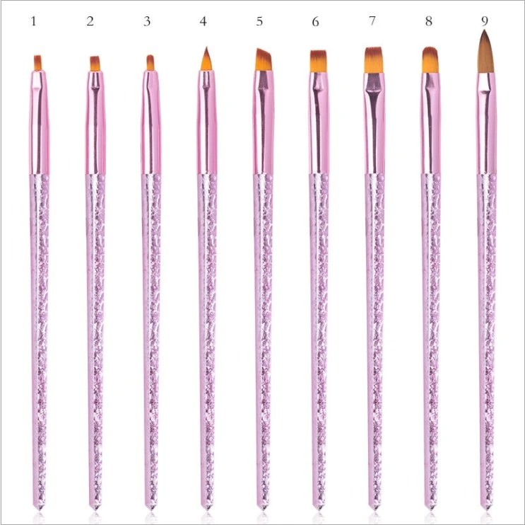 New Design Manicure Tool Professional Nail Painting Petal Brush Pen Gradient Stick for Nail Art