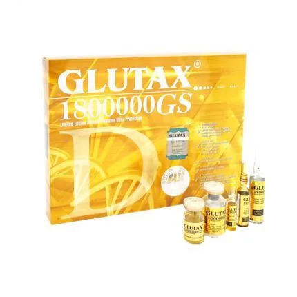 Italy Brand Hotsale Injectable Glutax 1800000GS Skin Whitening Injection Glutathione for Body Care