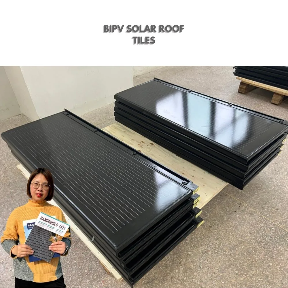 Honduras PV Flat Green Energy Building Material Solar Shingle Panel with Cell Photovoltaic Solar Roof Tile