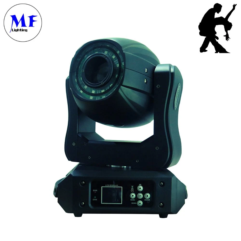 Spot stroboscopique RVB contrôlé DMX 1PCS 150W LED blanche + 24PCS RVB 3 en un éclairage de scène à faisceau de spot mobile EffectMoving Lumière Disco Zoom Moving Head Stage