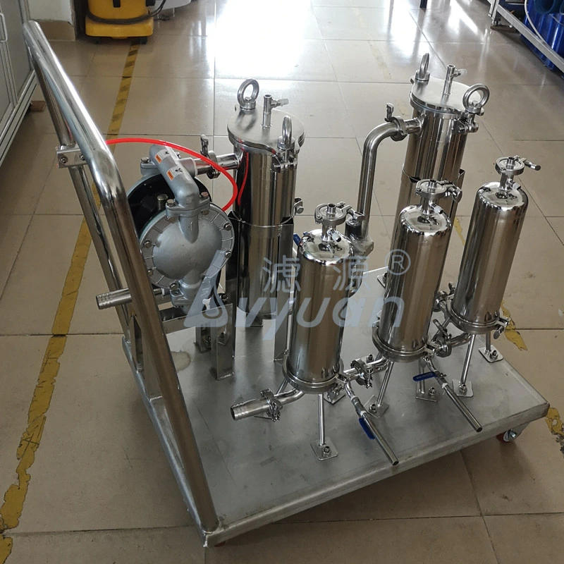 Liquid & Solid separation Singe Bag Water Filter Stainless Steel 304 316L Bag Filtration System for Beer Filtering System