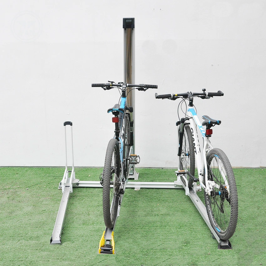 Adjustable Double Decker Bike Parking Rack Display Stand Storage