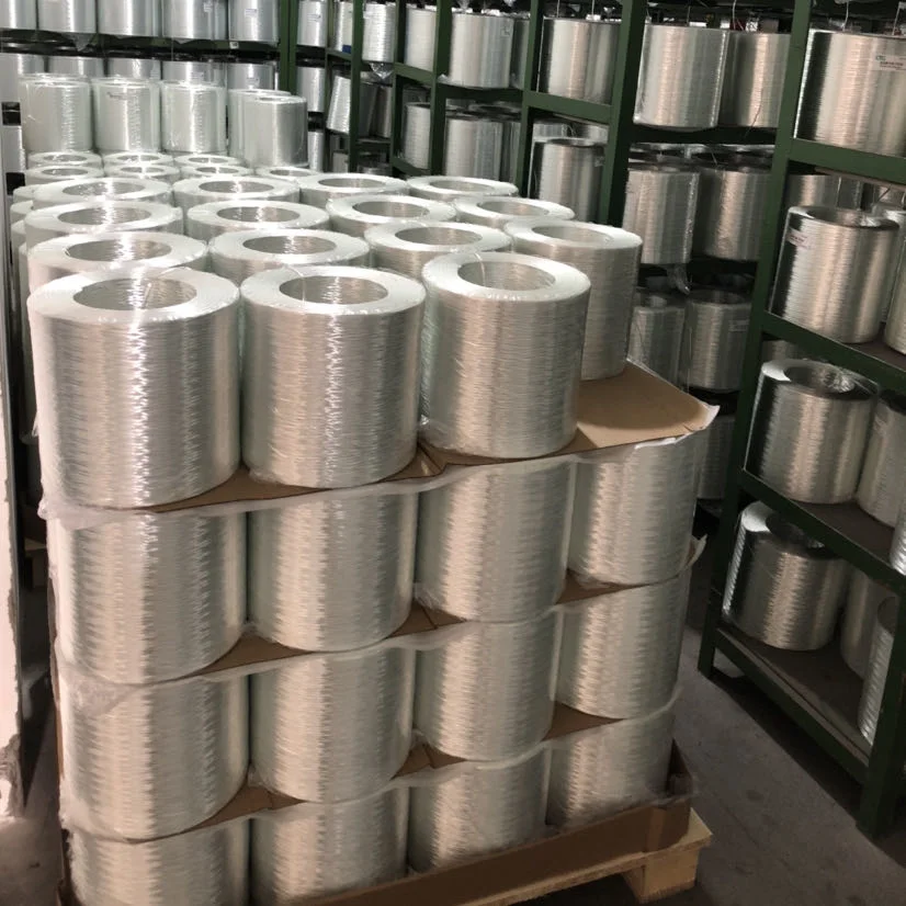 E-Glass Fibreglass Direct Roving, Glass Fiber Spray up Roving, 1200tex 2400tex 4800tex Assembled Roving for / injection / pipe / Panel / SMC / LFT / Pultrusion