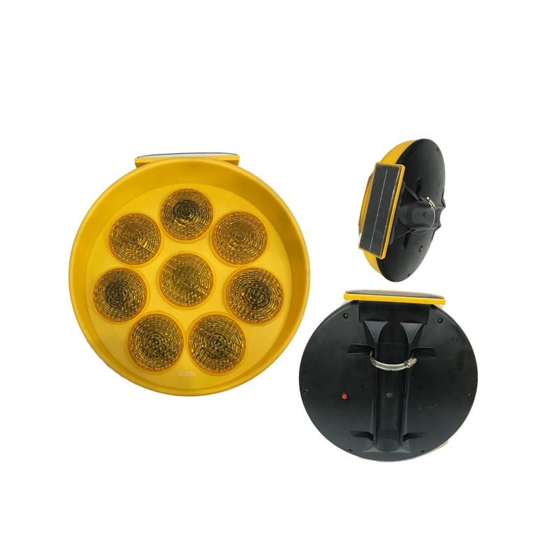 Outdoor Safety Warning LED Light Flashing Solar Sunflower