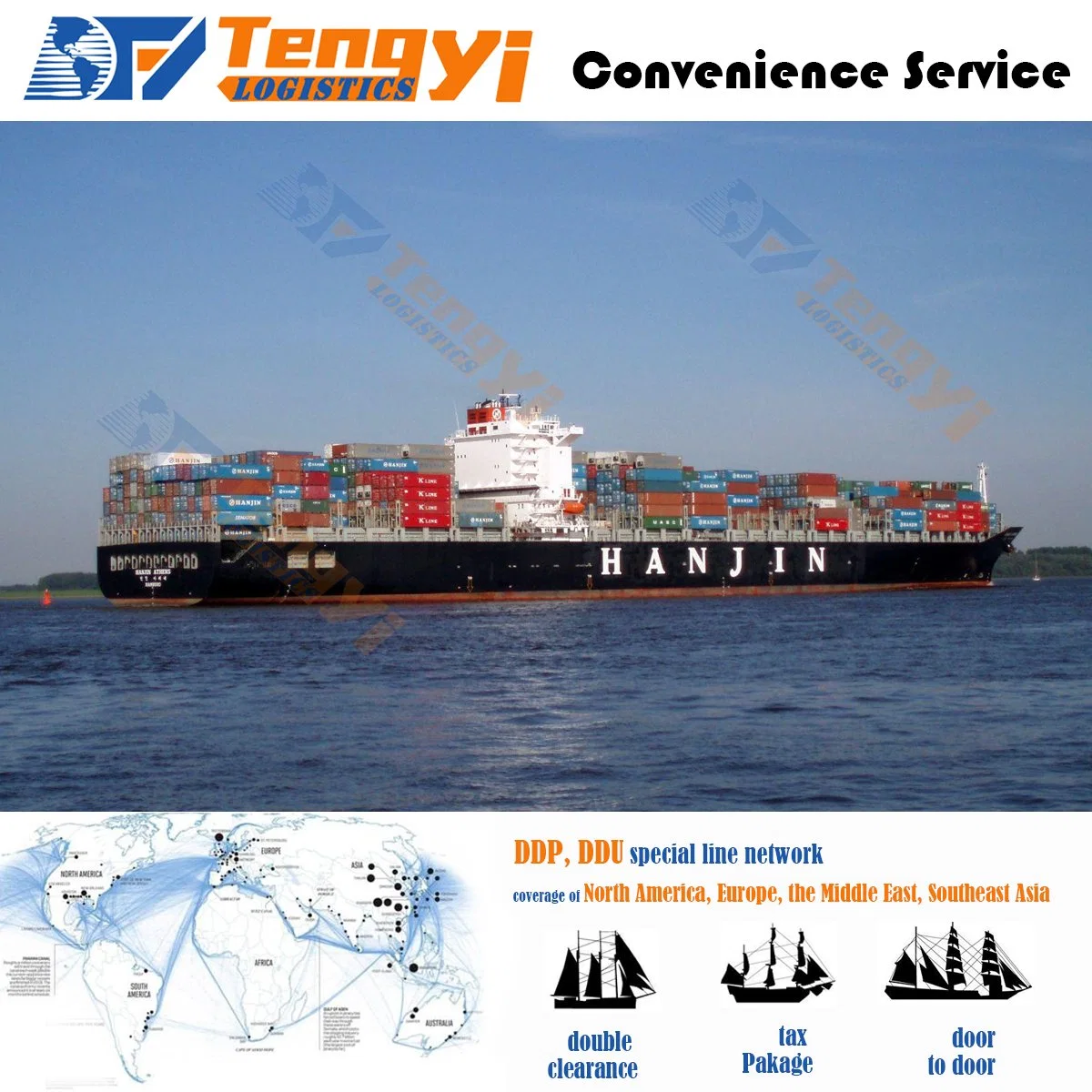 Sea Freight From China to USA with Fast Time Shenzhen to Worldwide