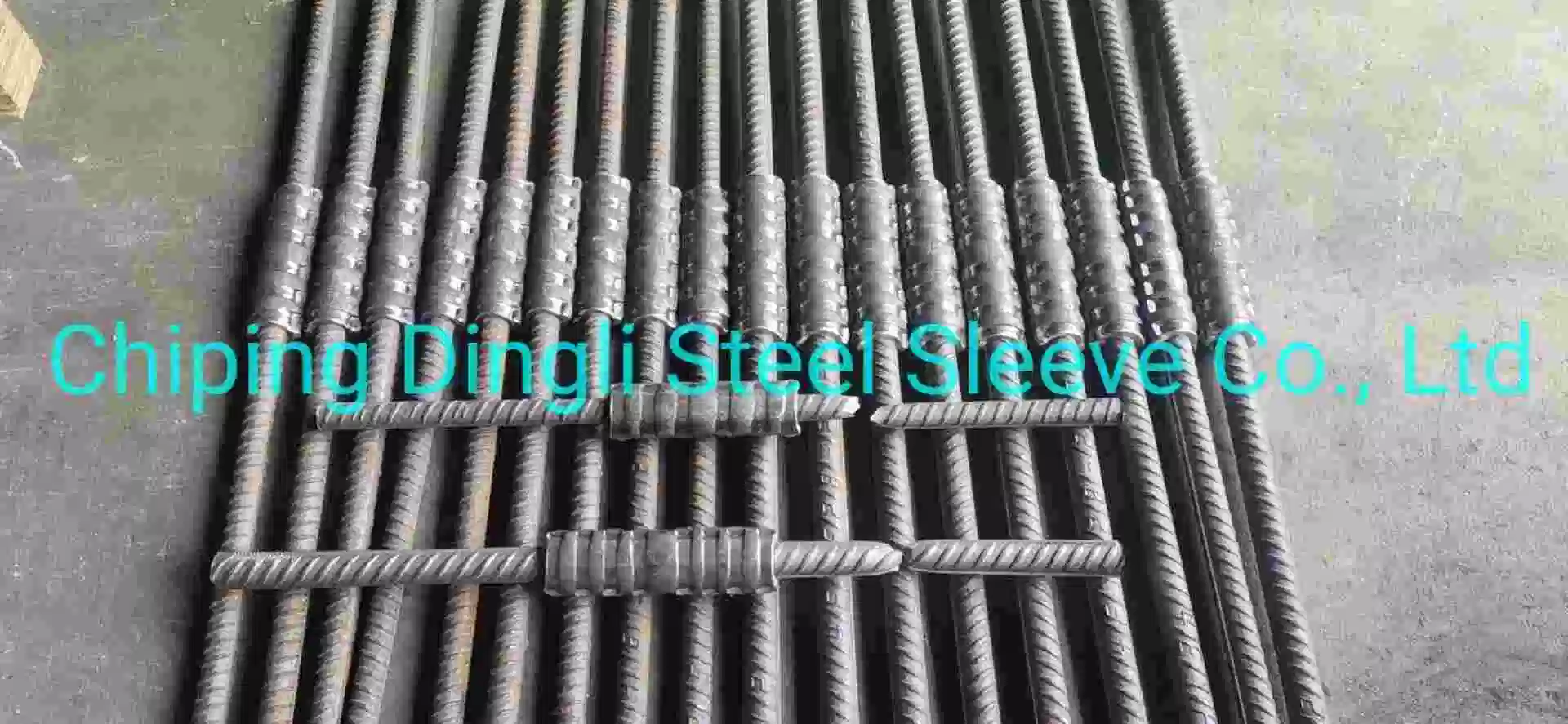 Cold Pressed Press 32mm Steel Threaded Couplers Machine Rebar Coupler