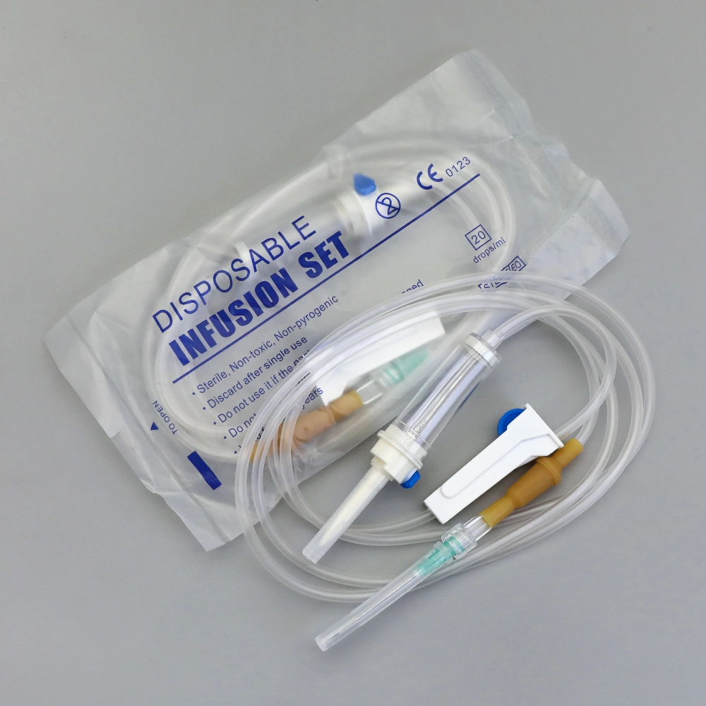 Medical Disposable Infusion Set with Y-Site and Fluild Filter and Air Vented