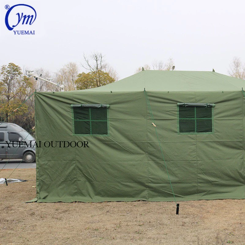 Tente militaire en toile de grande taille en acier de haute qualité 5X10