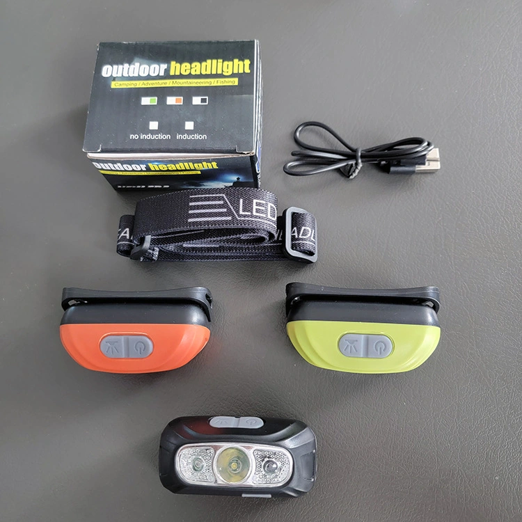 500mAh Rechargeable Battery XPE Portable Waterproof Ipx4 LED Head Lamp Mini Headlight