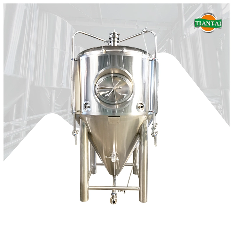 3500L Top Manway Side Manway Jackted Insulated Fermenter for Beer