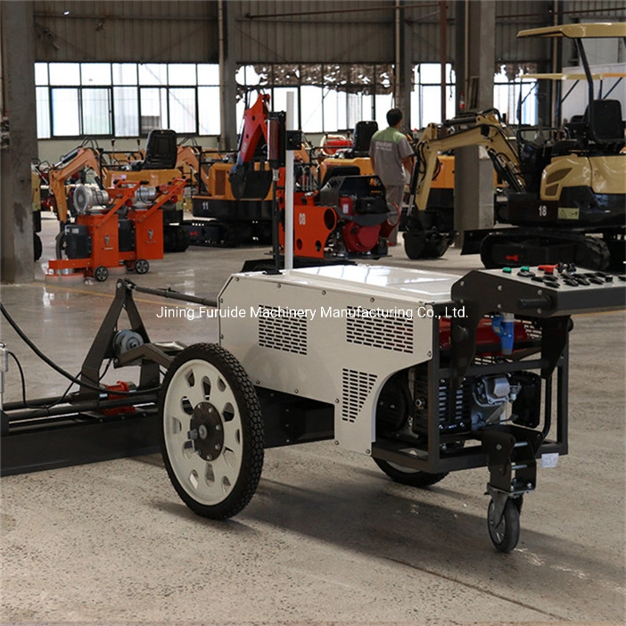 Manual Two Wheel Laser Screed Leveling Machine for Concrete