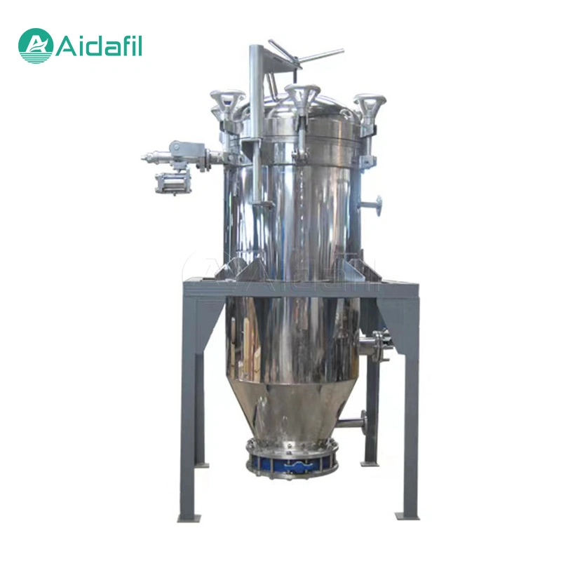 Pneumatic Auto Clean Edible Vertical Pressure Palm Kernel Oil Leaf Filter