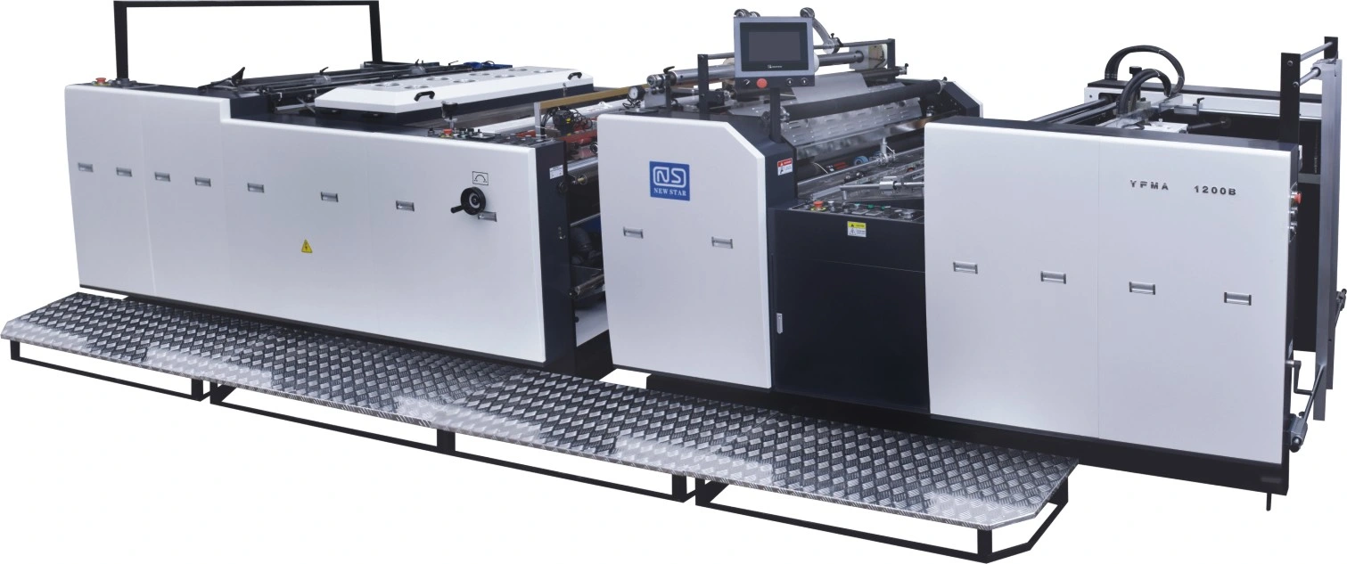 Safm-1080 totalmente automático máquina laminadora de flauta de carton corrugado