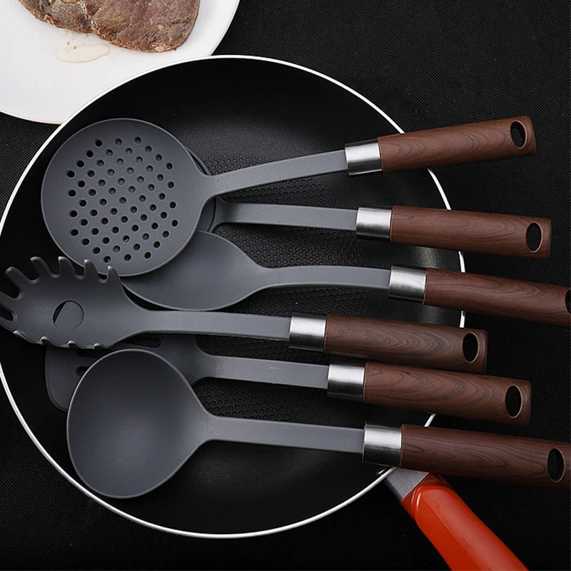 Wholesale/Supplier 6 Pieces PP Material Cookware Stainless Steel Handle Kitchenware Set