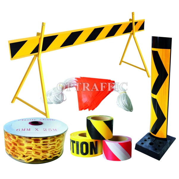 Wholesale/Supplier Security PVC Police Safety Caution Barricade Barrier Black and Yellow Hazard Warning Tape