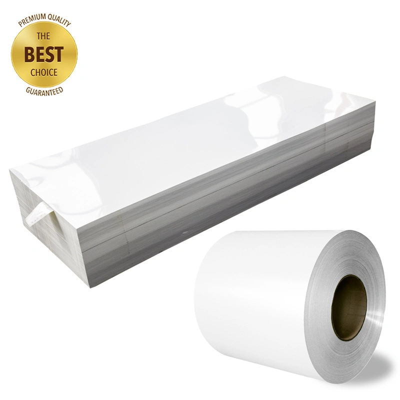 Best Selling Preminum Quality White Color Coated Aluminum Coil Sheet 1050 1060 Aluminium Alloy Building Material