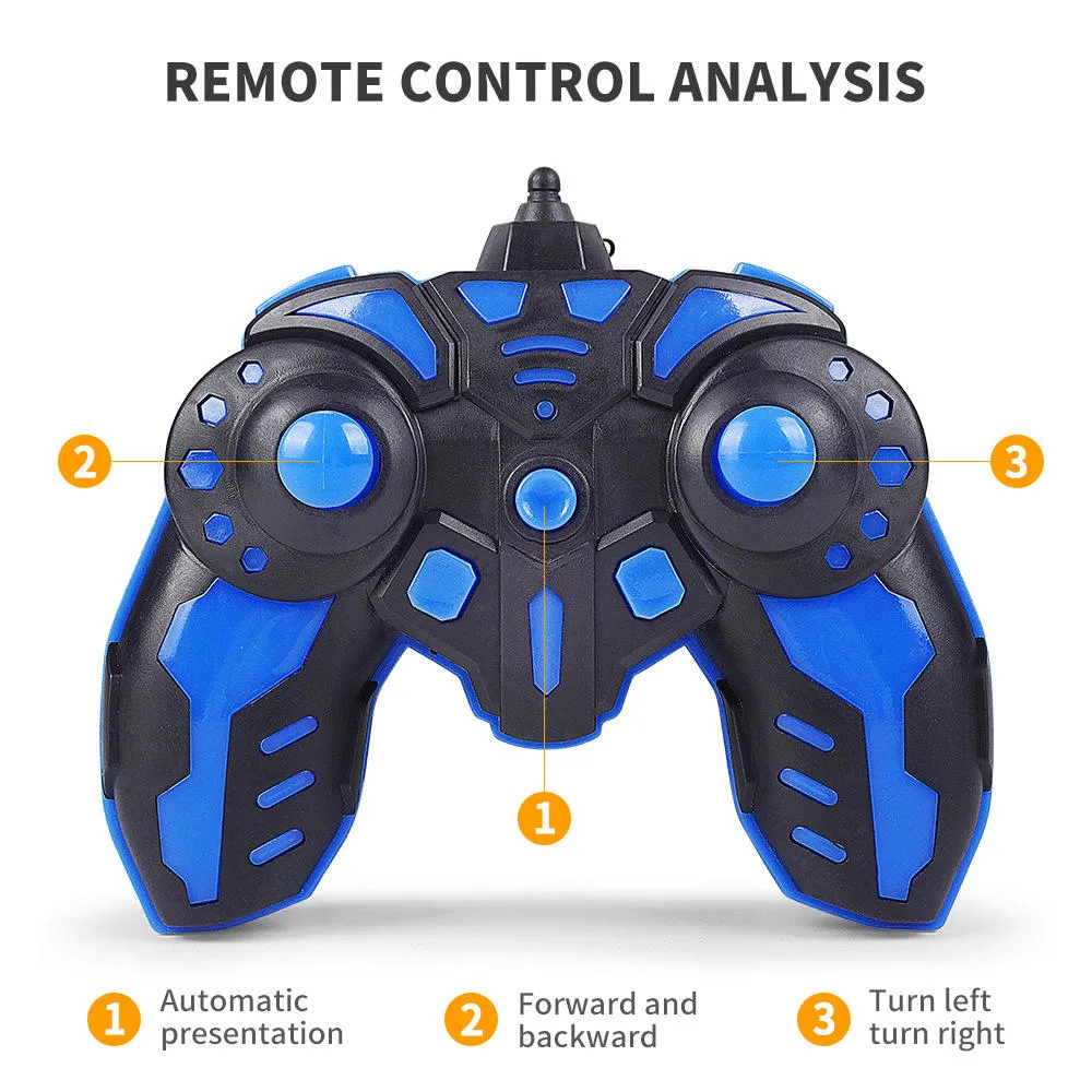 Carro RC de acrobacias com rotação de 360 graus, com dupla face 3D Transformador de oscilação de subida do rádio brinquedo de carro com controlo remoto