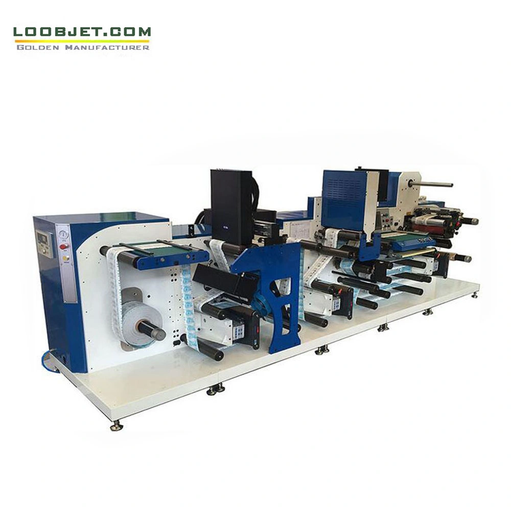 High-Speed Online Web Label Printing Inkjet System