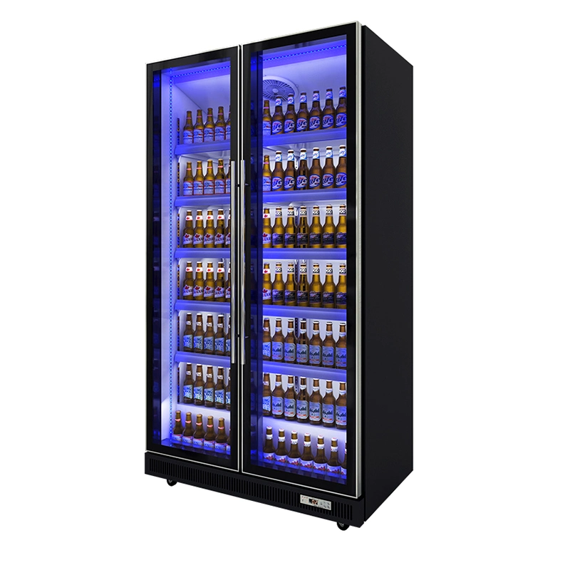 Cold Drink Refrigerator / Vertical Refrigerated Showcase / Glass Door Refrigerated Showcase