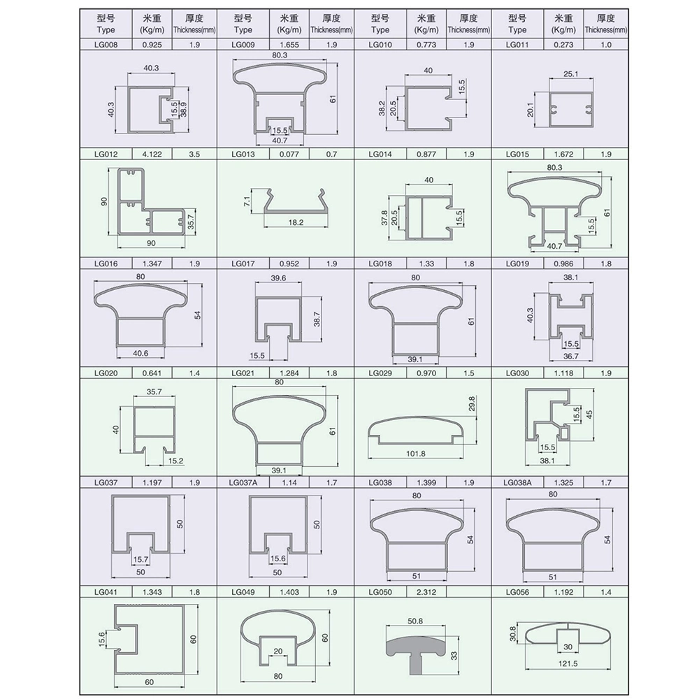 Balustrade en aluminium pour balcon, balustrade en aluminium pour balcon, Fabricant de design moderne Handrail en aluminium et balustrade en aluminium