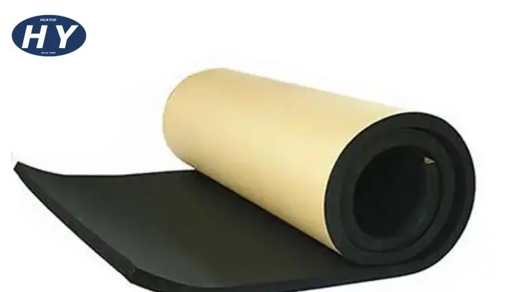 China Factroy High End Moderate Price Self-Adhesive Rubber Foam Sheet with Kraft Paper