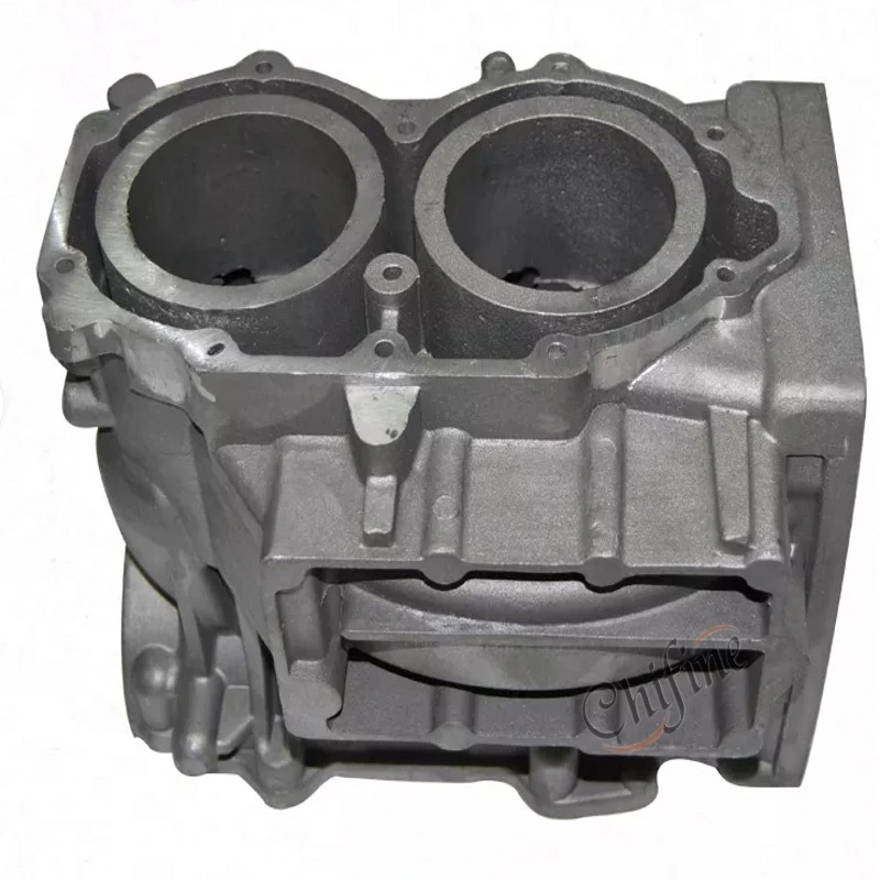 Customized Ggg50 Qt500-7 Ductile Iron Casting and Machining Engine Cylinder Block