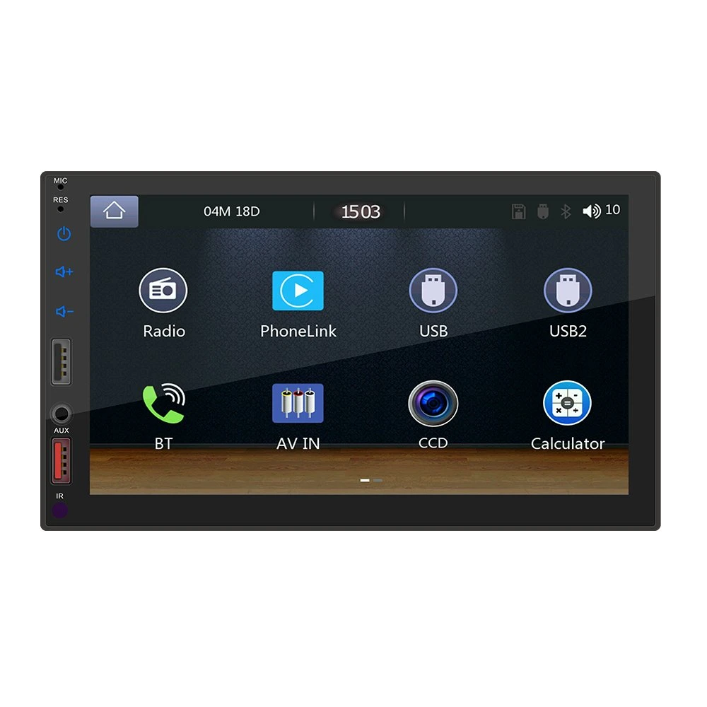 Sistema de audio para coche de 7 pulgadas para Universal Car Model Android Radio para coche sistema de navegación GPS Auto Electronics