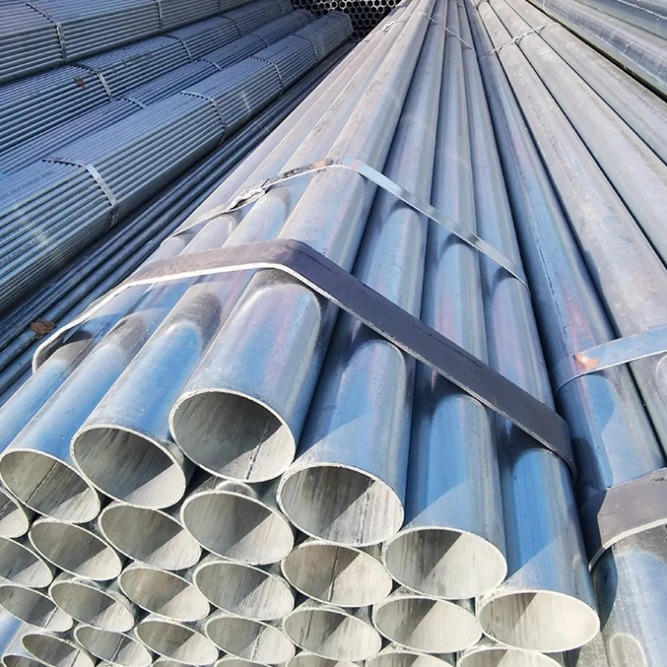 DN20 DN25 DN40 Hot-DIP Galvanized Round Steel Pipe for Fire Fighting Pipeline