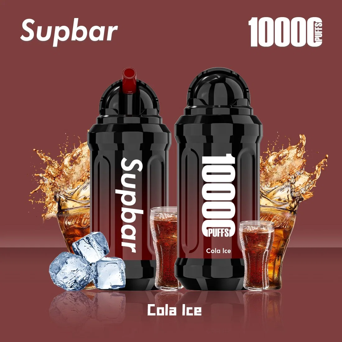 Supbar Mini Pot 10000 Puffs Rechargeable 20ml Oil 10K Puff E-Pipe Made in China Original Hot Sell Large Mouth Disposable/Chargeable E-Pipe Vape Pen